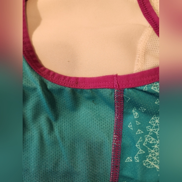 Teal and Purple Racerback The North Face Women's Tank Top Size Small - Picture 6 of 6